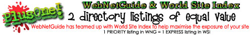 World Site Index + WebNetGuide for 1 fee